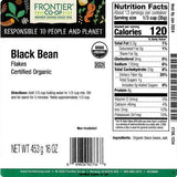 Frontier® Co-op Black Bean Flakes, Organic 1 lb.